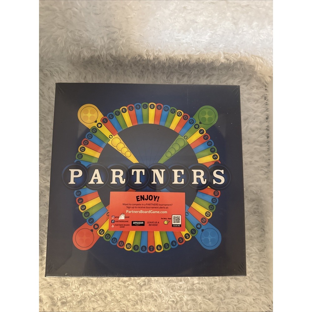 Partners Board Game 2 vs 2 Player Strategy Board Game - Brand‎ New